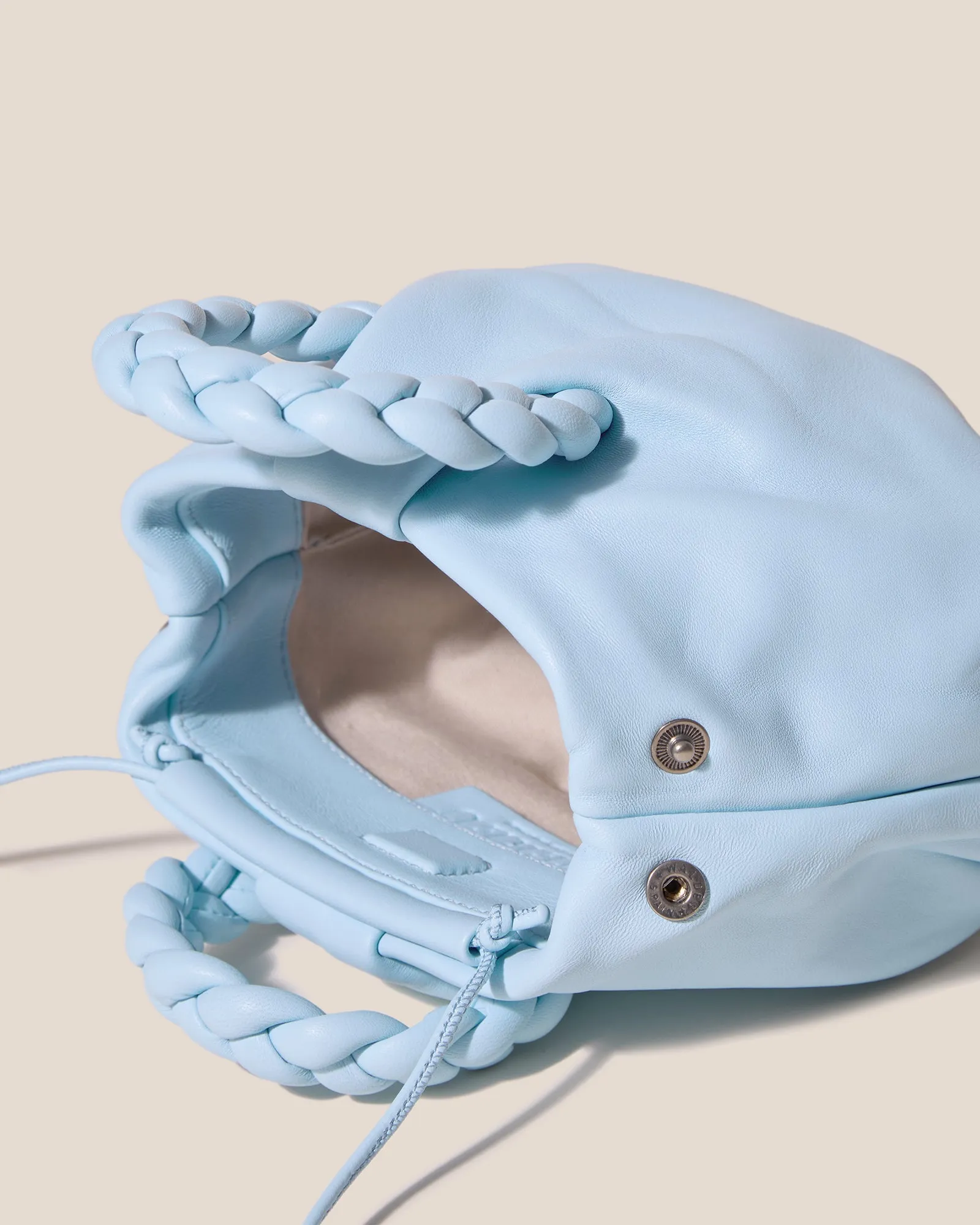 BOMBON - Plaited-handle Leather Handbag sold by Hereu Studio product image thumbnail 3