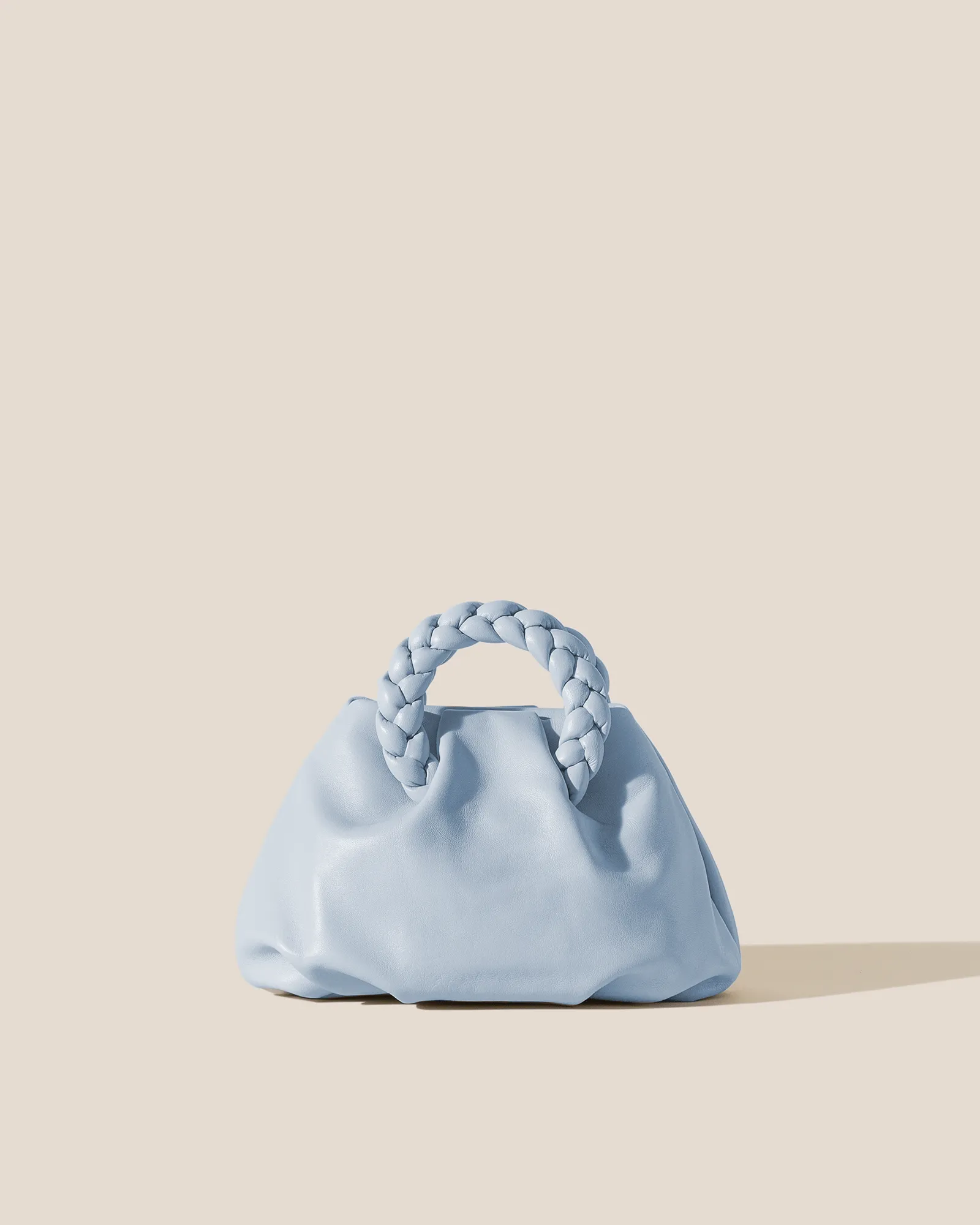 BOMBON - Plaited-handle Leather Handbag sold by Hereu Studio