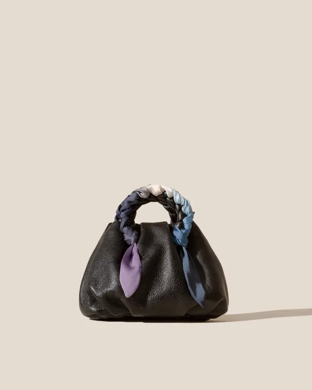 BOMBON FOULARD - Plaited-handle Leather Handbag sold by Hereu Studio