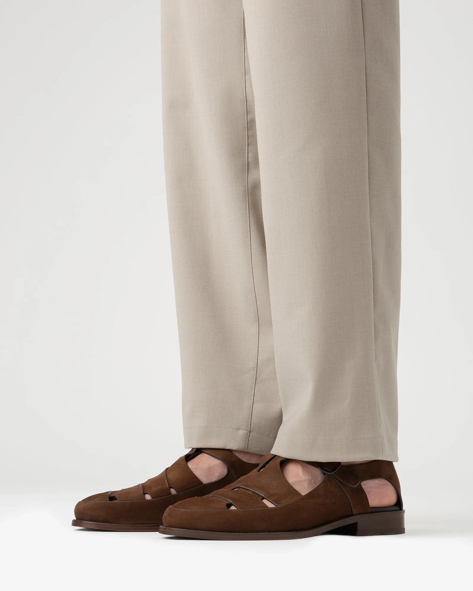 BESSO NUBUCK - Men's Woven T-bar Sandal sold by Hereu Studio product image thumbnail 5