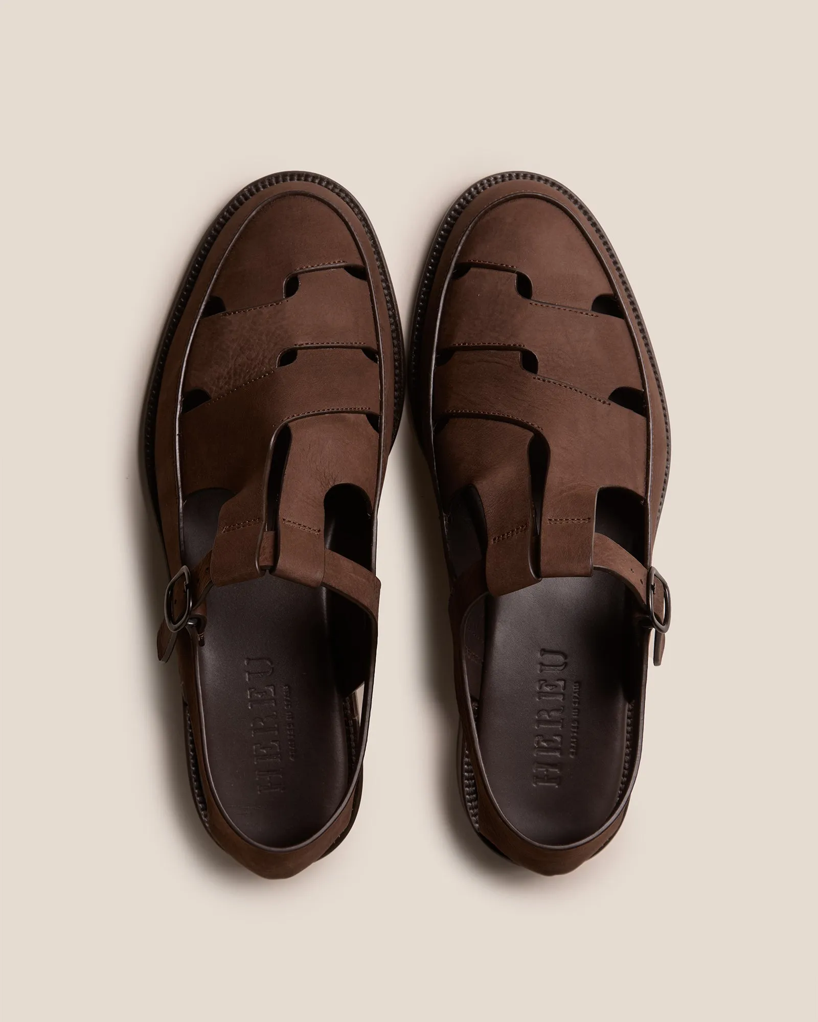 BESSO NUBUCK - Men's Woven T-bar Sandal sold by Hereu Studio product image thumbnail 2
