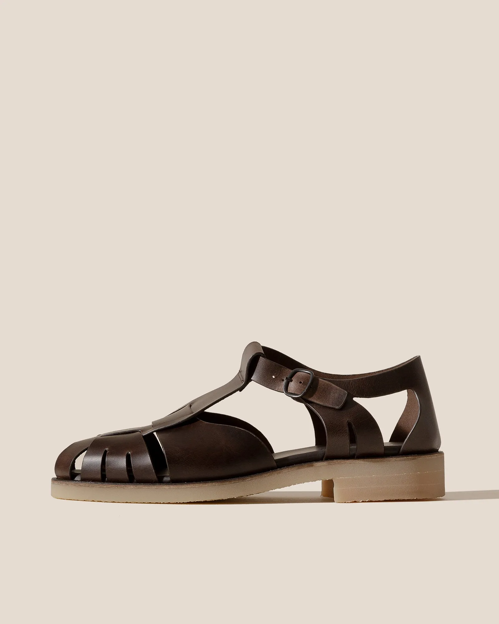 PESCA RUBBER VEG TAN - Men's Fisherman Sandal sold by Hereu Studio