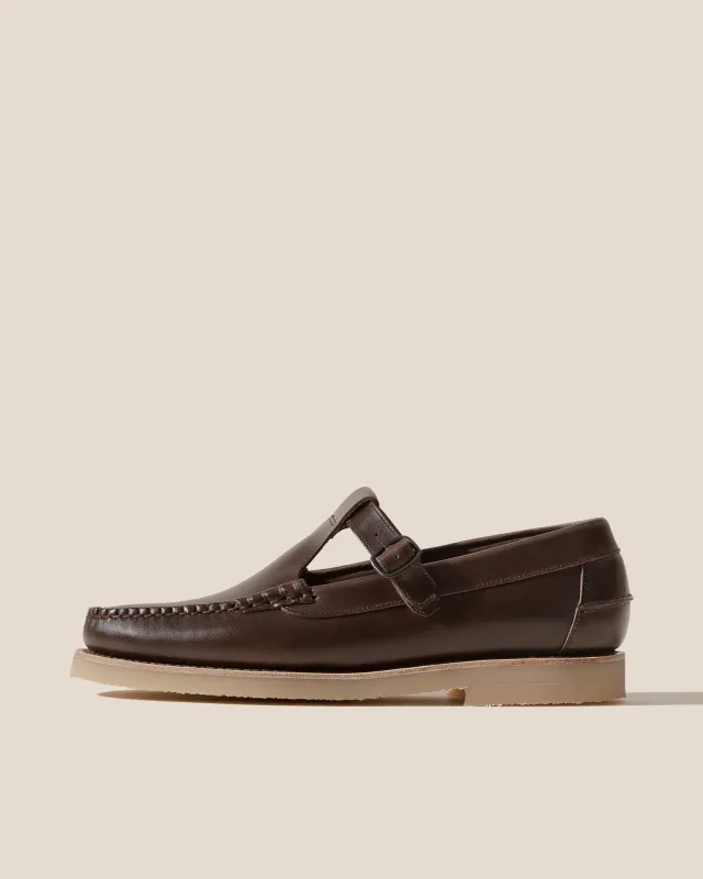 ALBER RUBBER VEG TAN - Men's T-bar Loafer sold by Hereu Studio