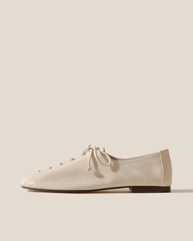 PLEGADA SHINY - Deconstructed Lace-up Shoe sold by Hereu Studio