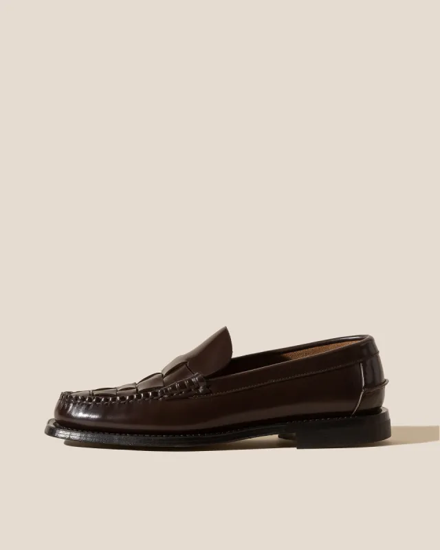 NOMBELA - FOR ALL - Interwoven Detail Slip-on Loafer sold by Hereu Studio