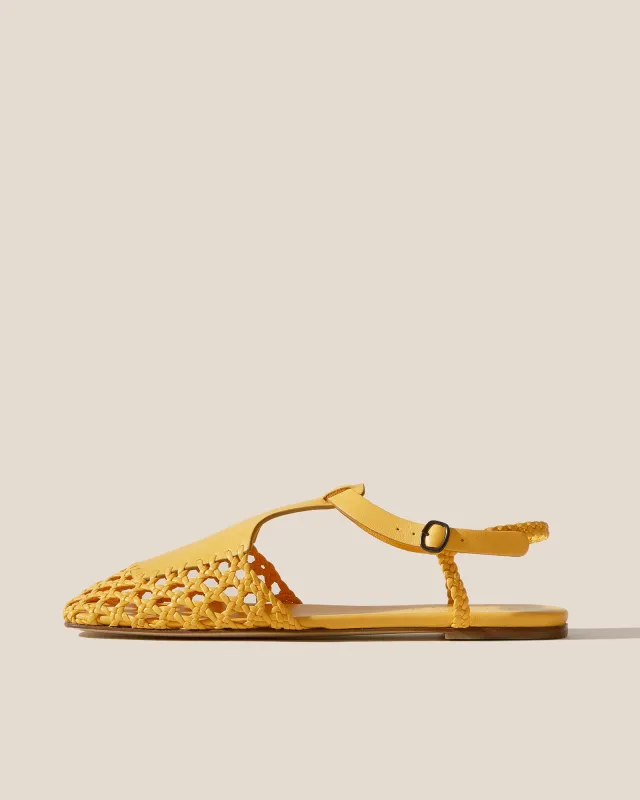 REIXA - Woven T-bar Sandal sold by Hereu Studio