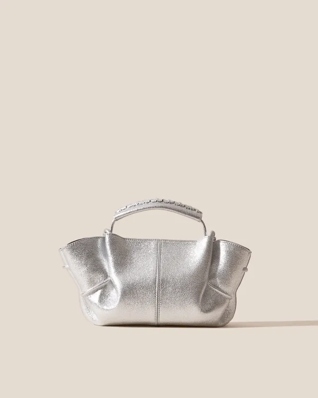 ARTA MINI METALLIC - Pleated Crossbody Bag sold by Hereu Studio