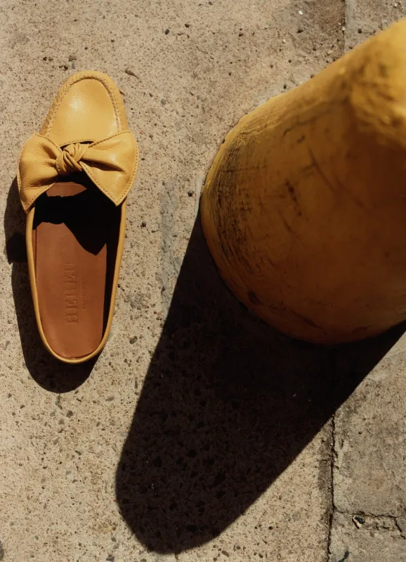 CORBATI MULE - Bow-Detail Slip-On Mule made by Hereu Studio