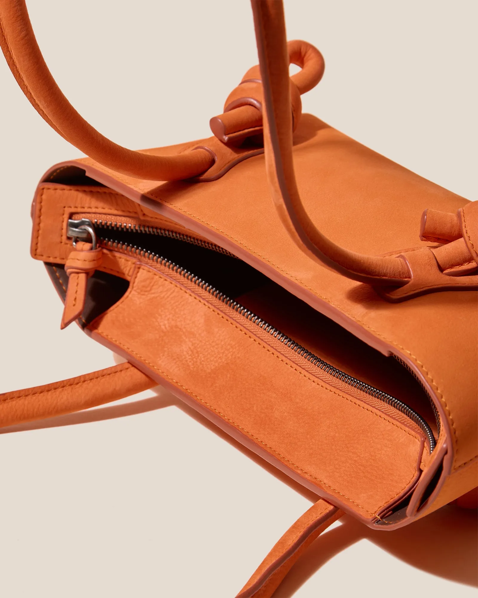 FLECA MINI SHOULDER NUBUCK - Knotted-handle Shoulder Bag sold by Hereu Studio product image thumbnail 3