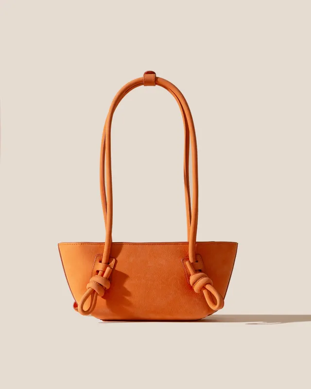 FLECA MINI SHOULDER NUBUCK - Knotted-handle Shoulder Bag sold by Hereu Studio