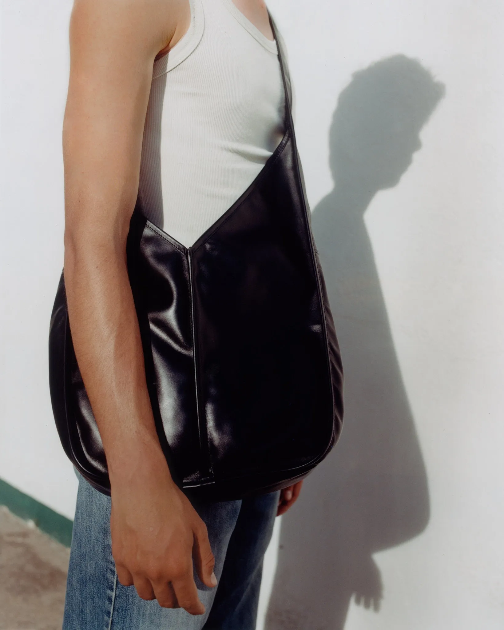 CALELLA CROSSBODY - Leather-trimmed Crossbody Sac sold by Hereu Studio