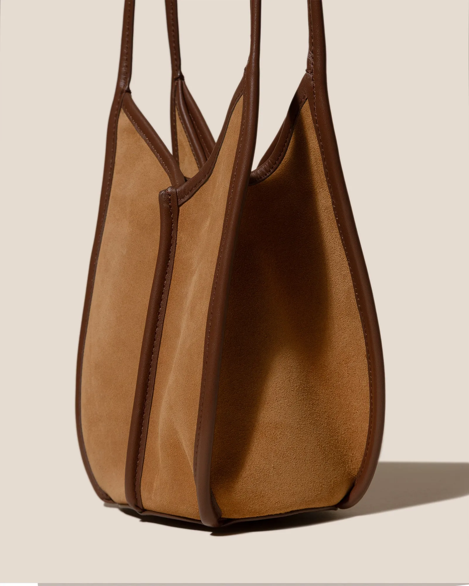 CALELLA BUCKET SUEDE - Leather-trimmed Shoulder Bag sold by Hereu Studio product image thumbnail 4