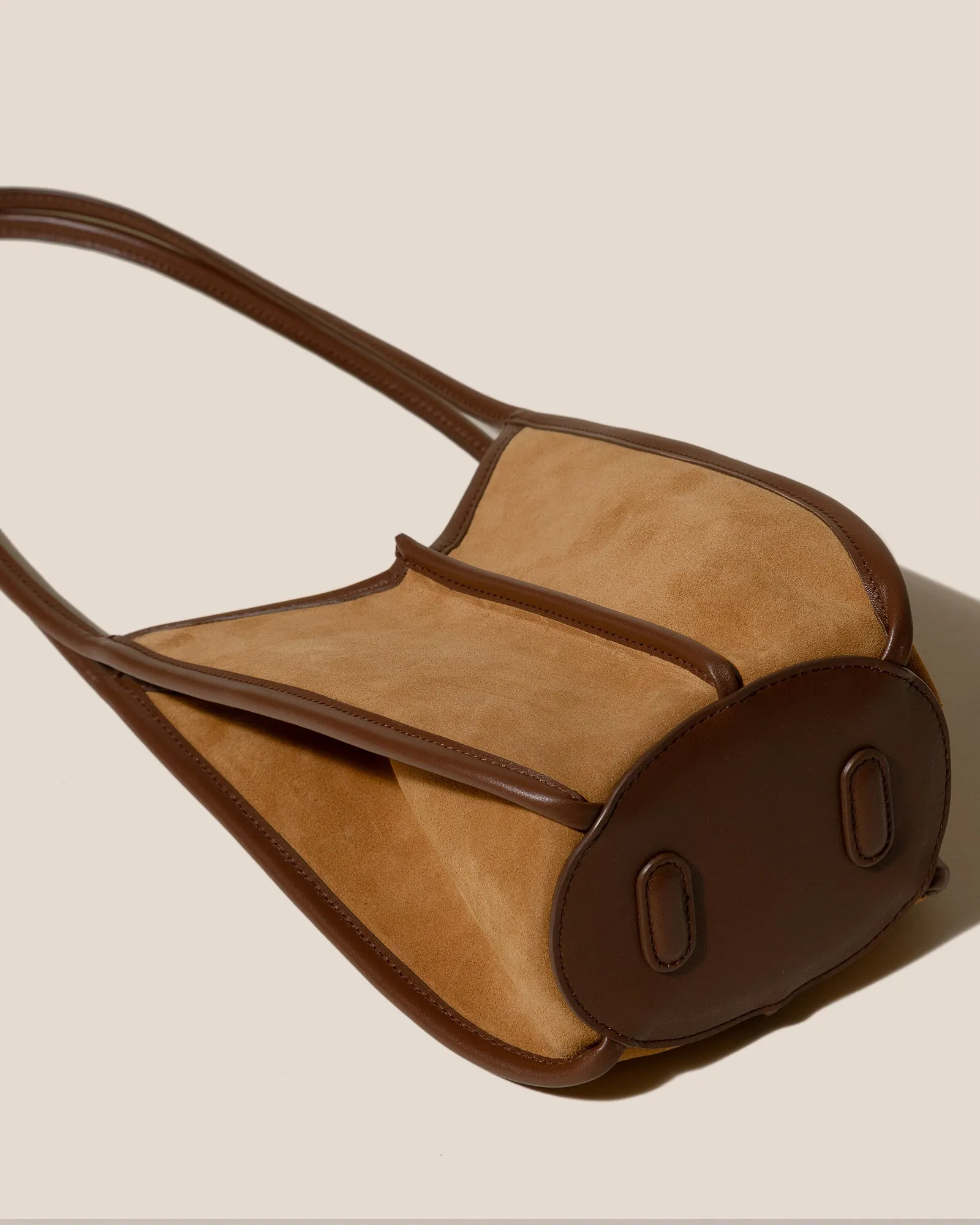 CALELLA BUCKET SUEDE - Leather-trimmed Shoulder Bag sold by Hereu Studio product image thumbnail 5