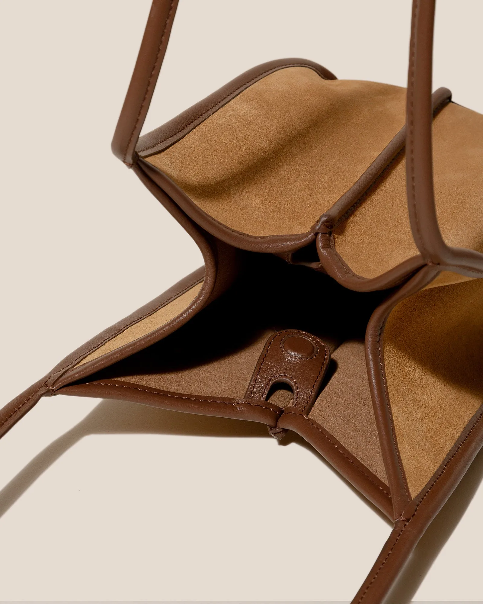 CALELLA BUCKET SUEDE - Leather-trimmed Shoulder Bag sold by Hereu Studio product image thumbnail 3