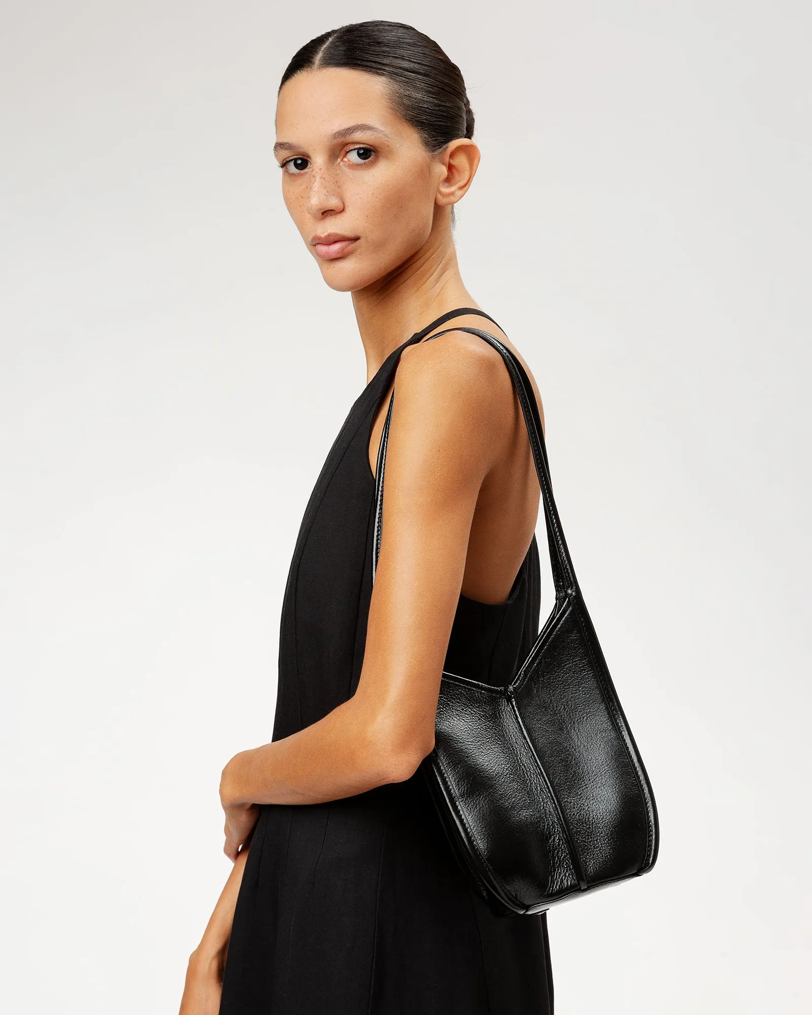 CALELLA BUCKET LEATHER - Leather-trimmed Shoulder Bag sold by Hereu Studio product image thumbnail 5