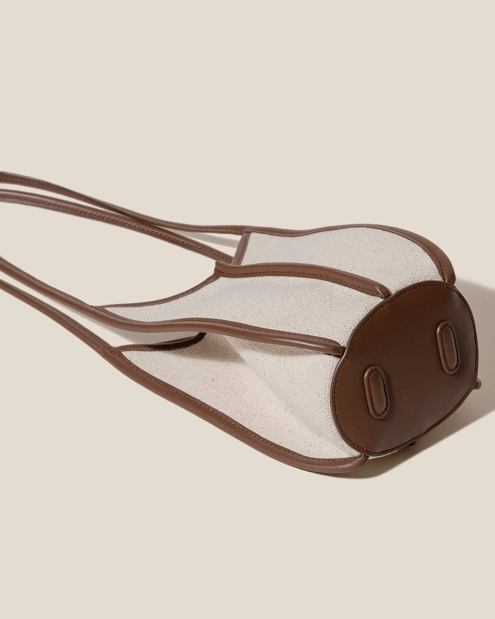 CALELLA BUCKET CANVAS - Leather-trimmed Shoulder Bag sold by Hereu Studio product image thumbnail 2