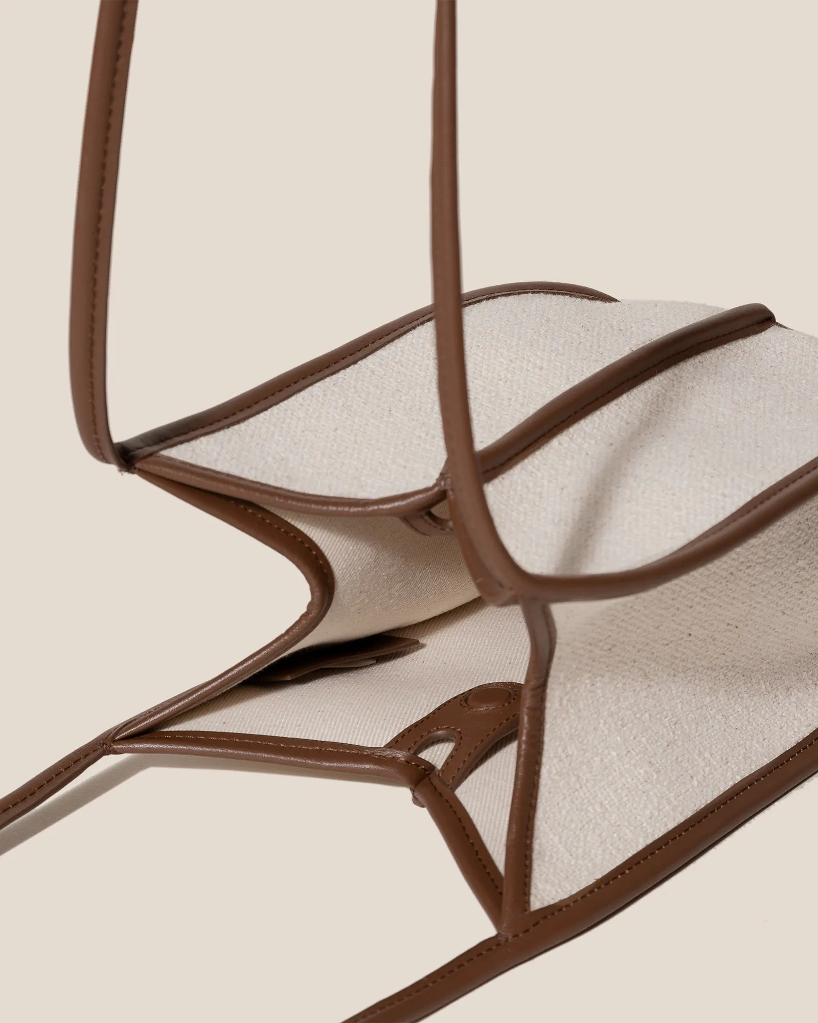 CALELLA BUCKET CANVAS - Leather-trimmed Shoulder Bag sold by Hereu Studio product image thumbnail 4