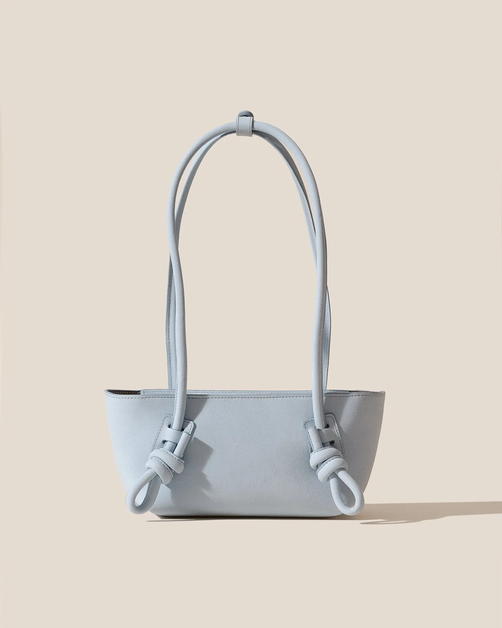 FLECA MINI SHOULDER NUBUCK - Knotted-handle Shoulder Bag sold by Hereu Studio