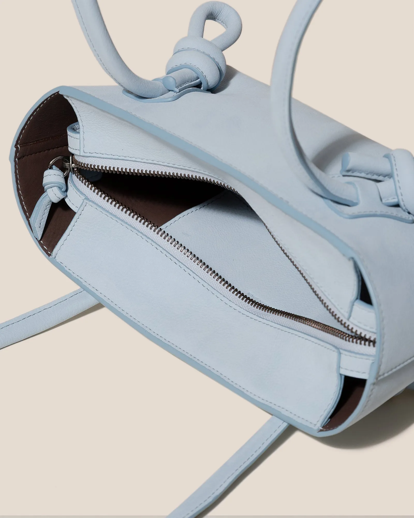 FLECA MINI SHOULDER NUBUCK - Knotted-handle Shoulder Bag sold by Hereu Studio product image thumbnail 3