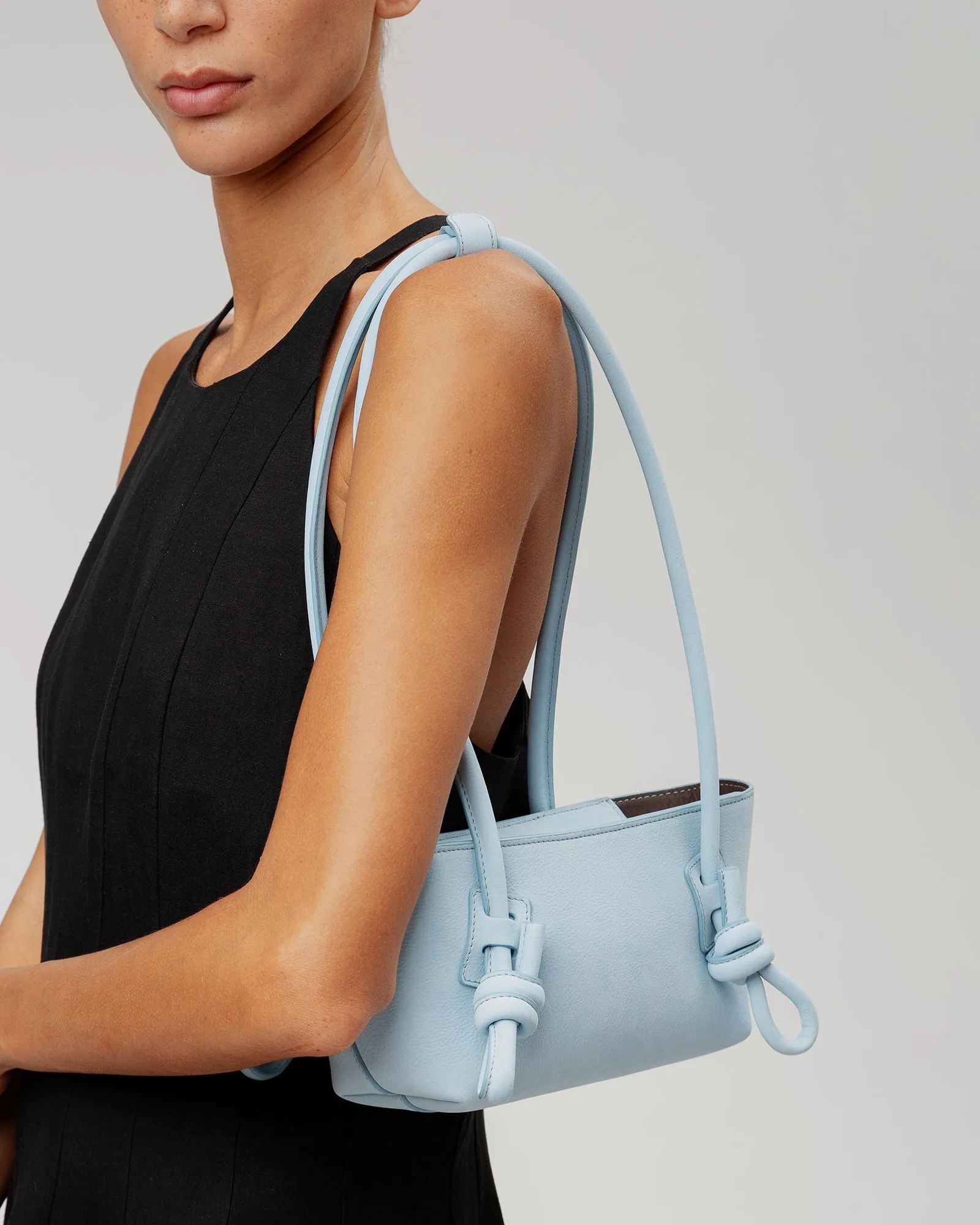 FLECA MINI SHOULDER NUBUCK - Knotted-handle Shoulder Bag sold by Hereu Studio product image thumbnail 5