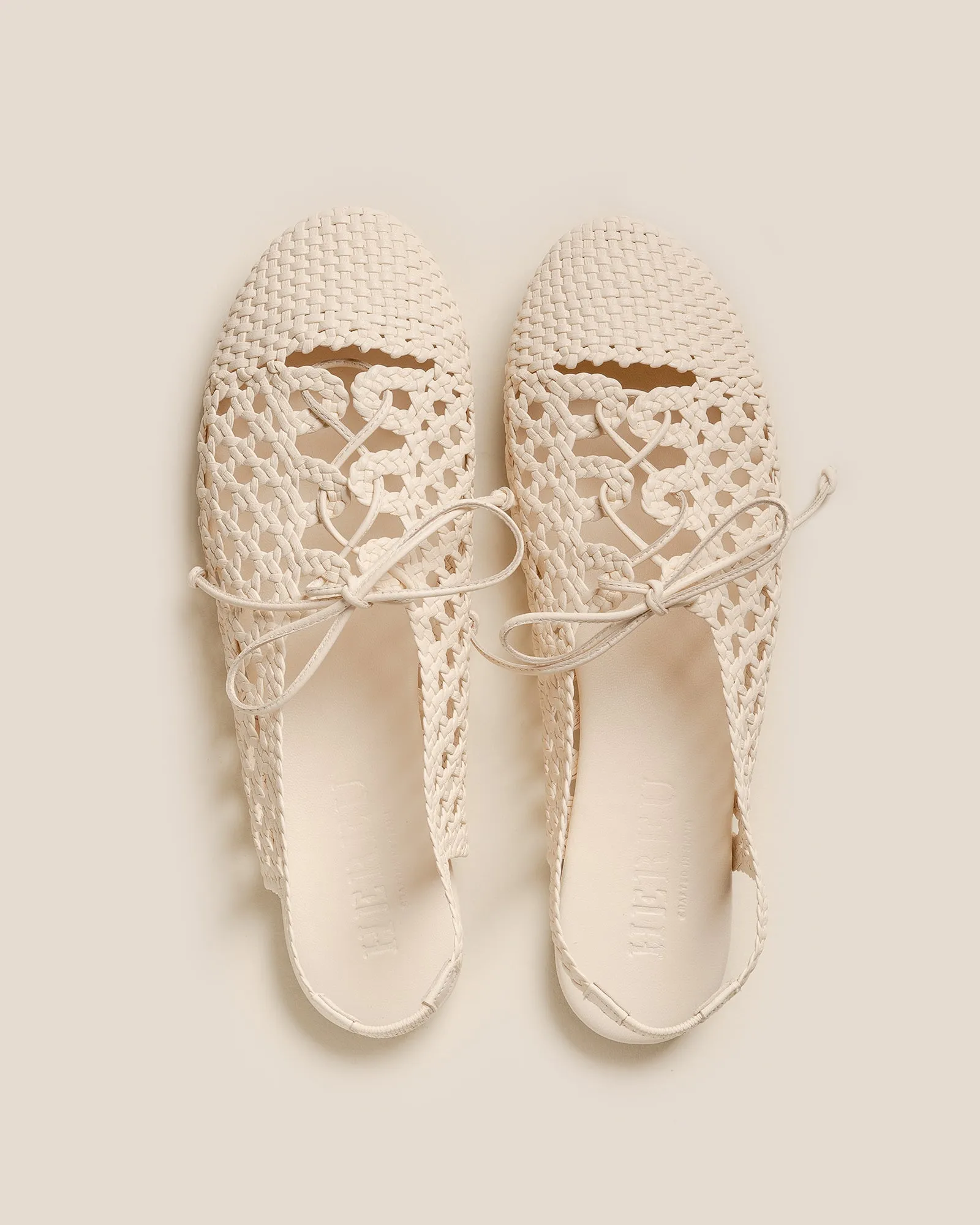 SARDANA - Lace-up Woven Slingback Pump sold by Hereu Studio product image thumbnail 3