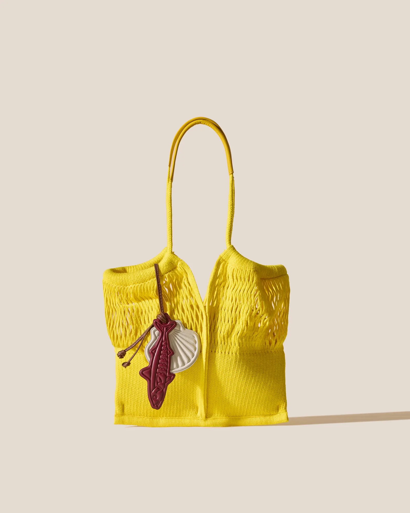 CALELLA FILT S CHARM - Knitted Cotton Net Bag sold by Hereu Studio