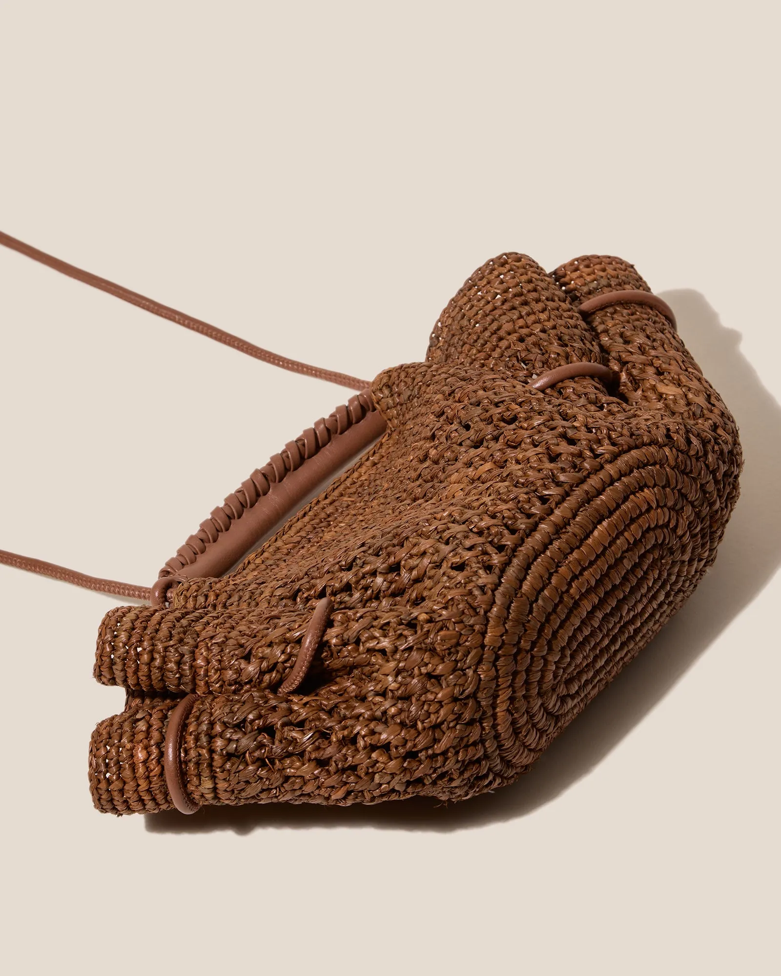 ARTA MINI CROCHET RAFFIA - Pleated Crossbody Bag sold by Hereu Studio product image thumbnail 4