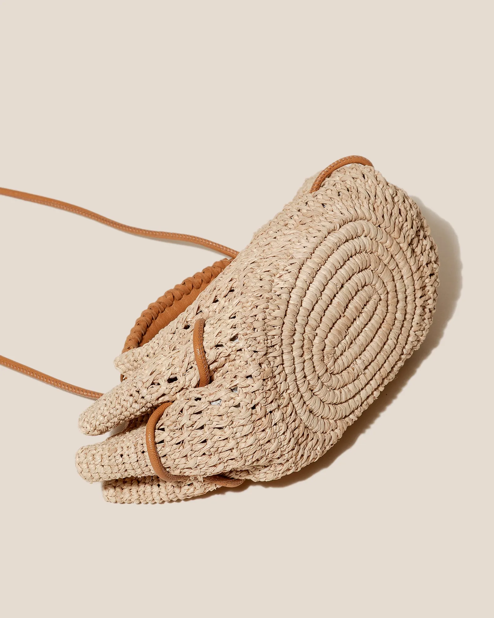 ARTA MINI CROCHET RAFFIA - Pleated Crossbody Bag sold by Hereu Studio product image thumbnail 4