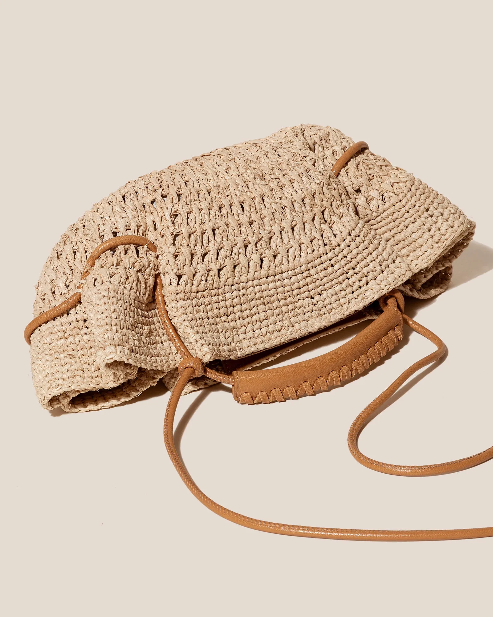 ARTA MINI CROCHET RAFFIA - Pleated Crossbody Bag sold by Hereu Studio product image thumbnail 3