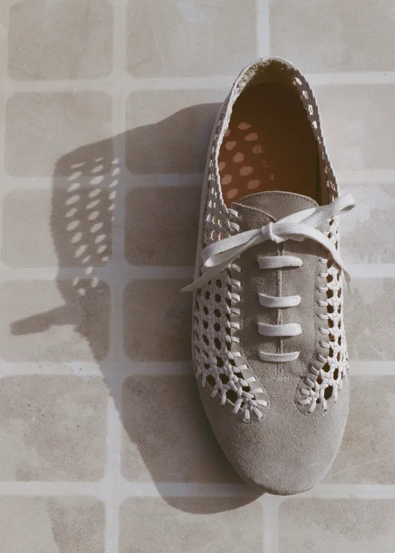ESPORTIU WOVEN - FOR ALL - Lace-Up Sporty Shoe made by Hereu Studio