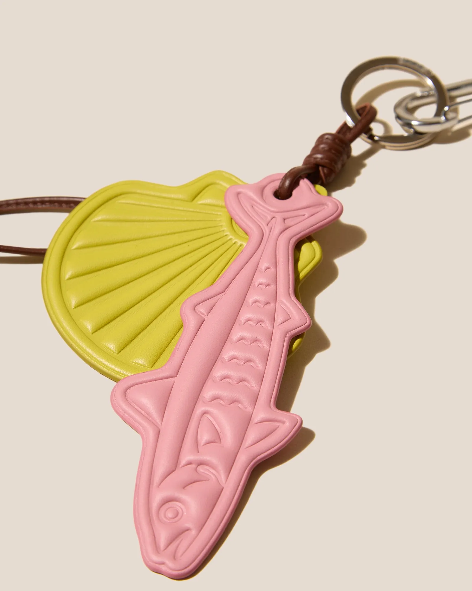LAMAR KEYCHAIN - Embossed Leather Keychain sold by Hereu Studio product image thumbnail 2