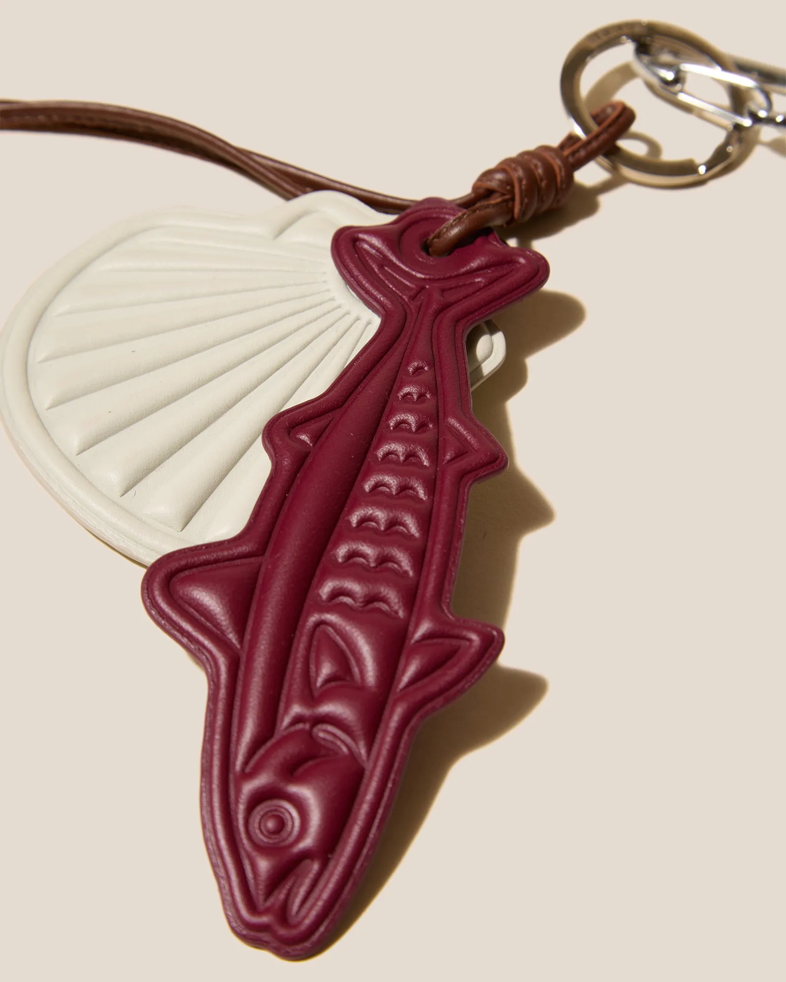 LAMAR KEYCHAIN - Embossed Leather Keychain sold by Hereu Studio product image thumbnail 2