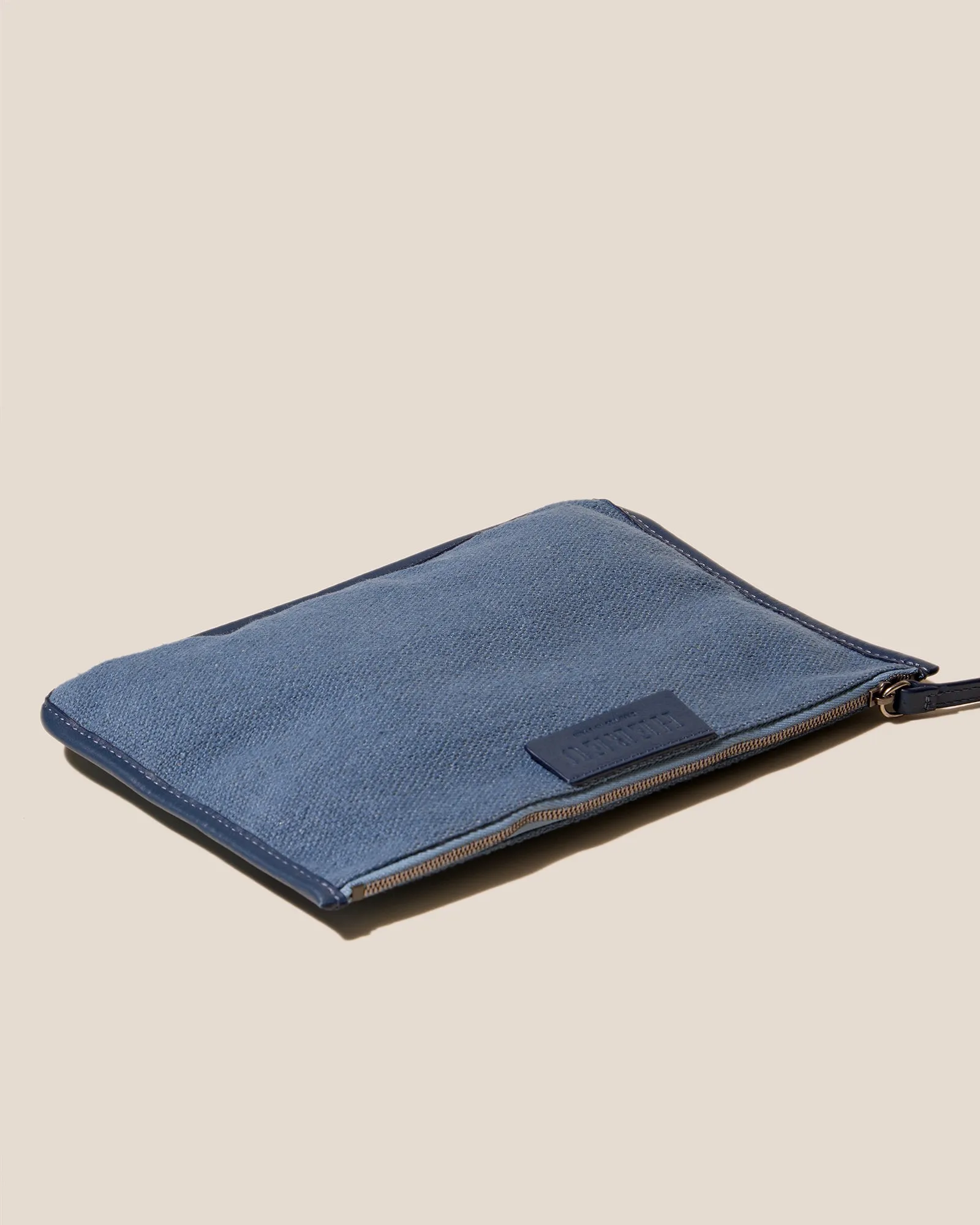 CALELLA SOFT LINEN - Leather-trimmed Tote Bag sold by Hereu Studio product image thumbnail 5