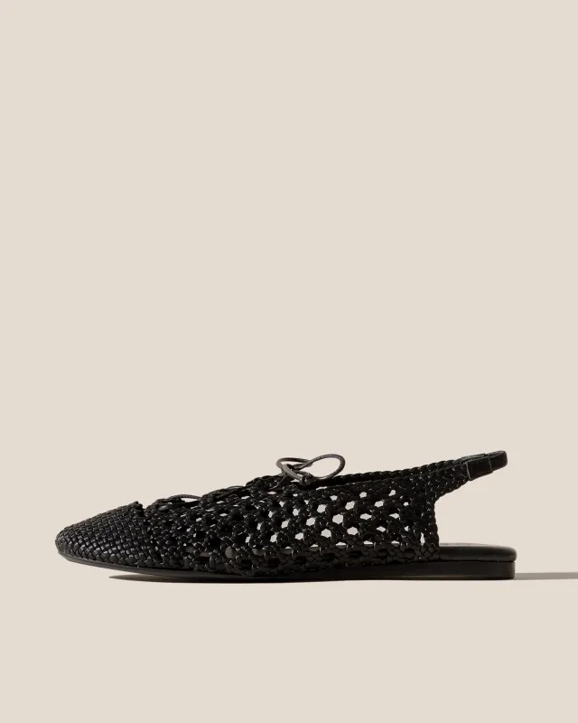 SARDANA - Lace-up Woven Slingback Sandal made by Hereu Studio