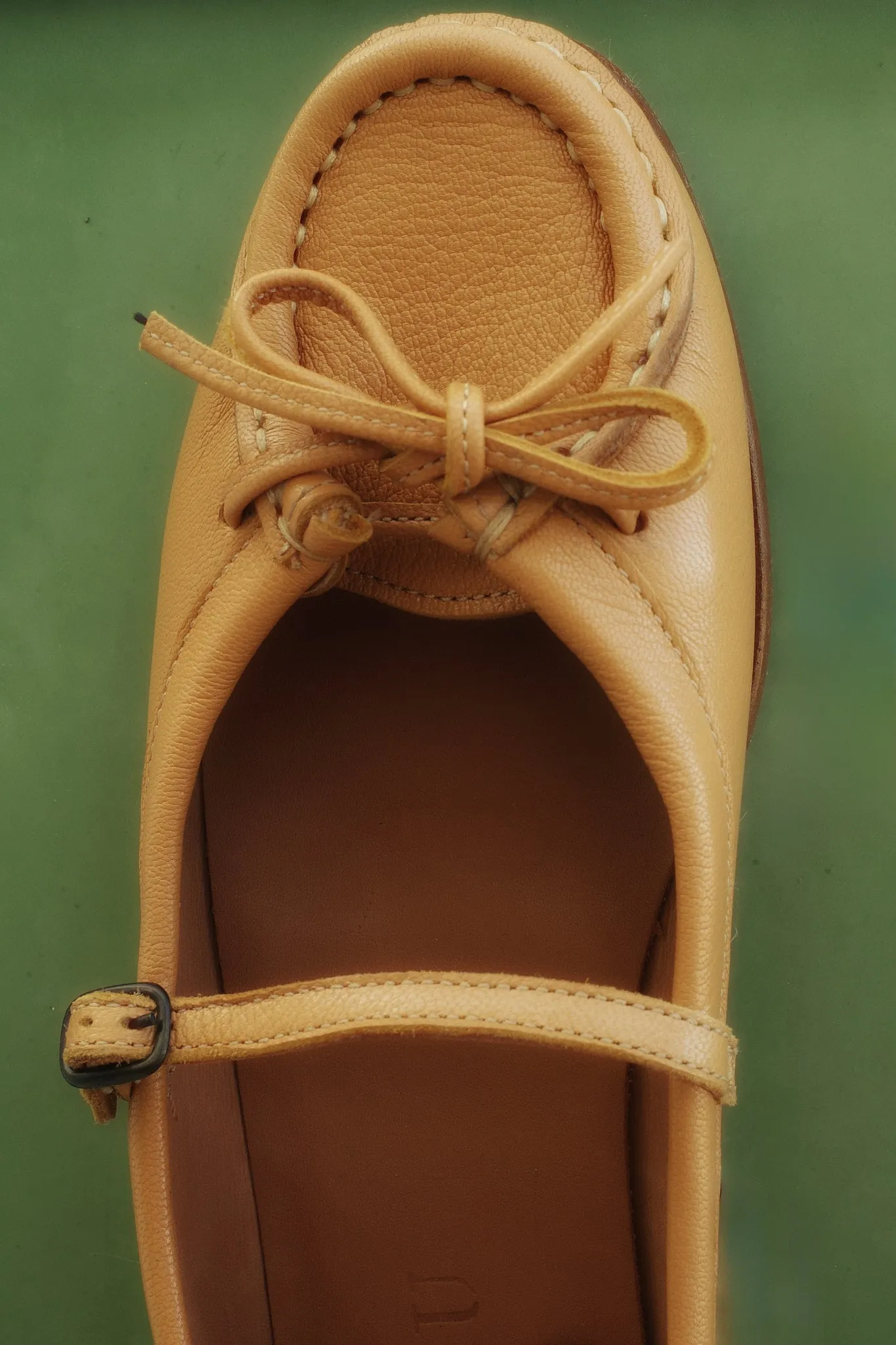 ROSES SUPPLE SHINY - Bound Moccasin Mary Jane sold by Hereu Studio