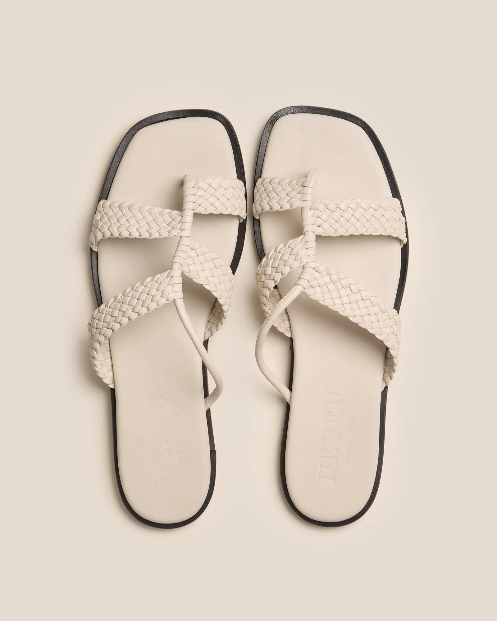LINA WOVEN - Strappy Toe-Post Sandal sold by Hereu Studio product image thumbnail 2