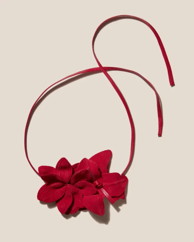 COROLA - Flower Charm with Leather Strap made by Hereu Studio