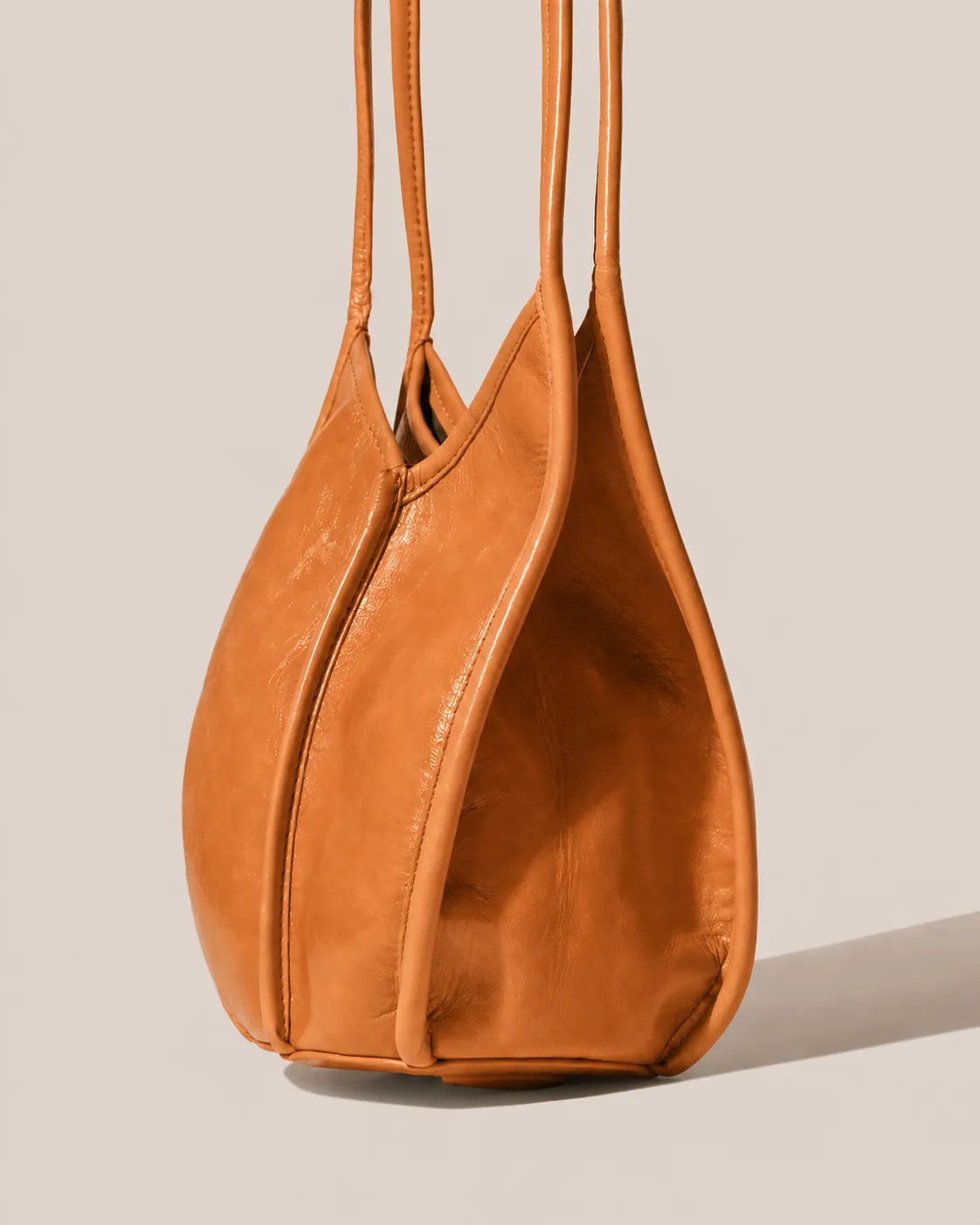 CALELLA BUCKET LEATHER - Leather-trimmed Shoulder Bag sold by Hereu Studio product image thumbnail 2