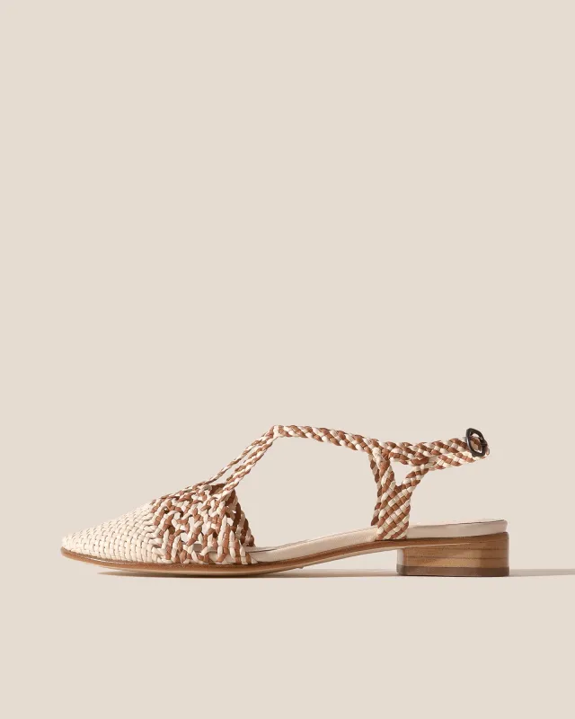 PLORA - Braided Duo-Tone Sandal made by Hereu Studio