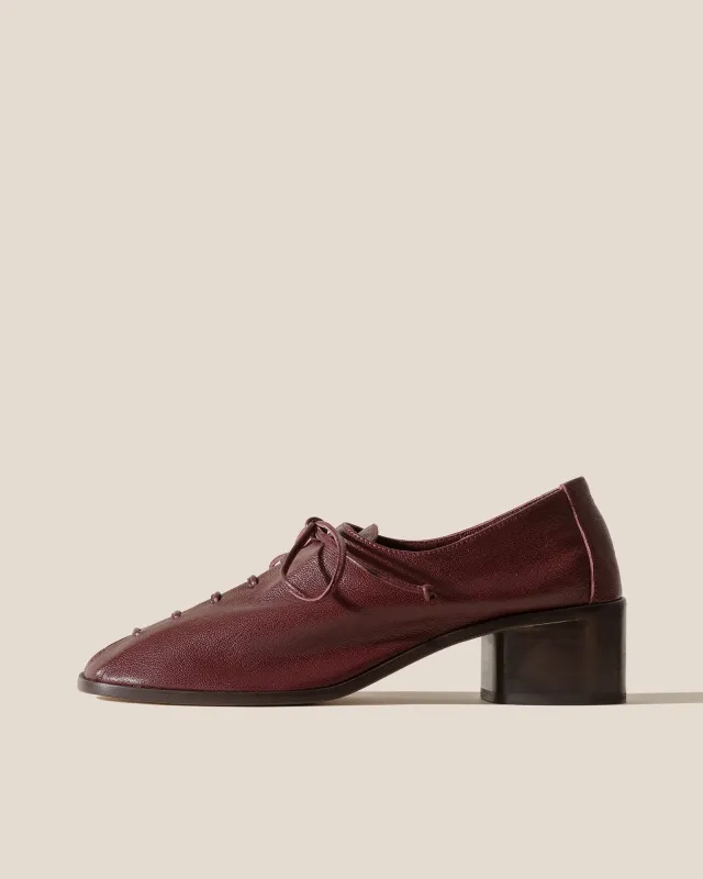 PLEGADA HEELED - Deconstructed Lace-up Shoe made by Hereu Studio