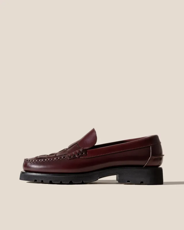 NOMBELA R SPORT - Tread Sole Interwoven Detail Slip-On Loafer made by Hereu Studio