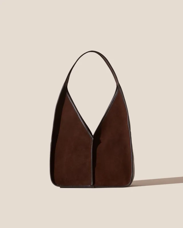 CALELLA HOBO SUEDE - Leather-trimmed Shoulder Bag made by Hereu Studio