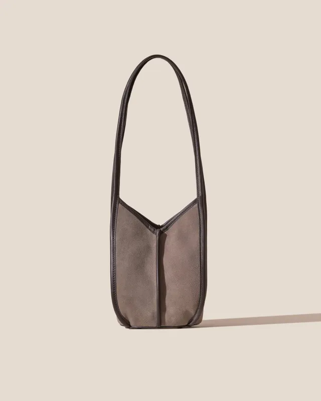 CALELLA BUCKET SUEDE - Leather-trimmed Shoulder Bag made by Hereu Studio