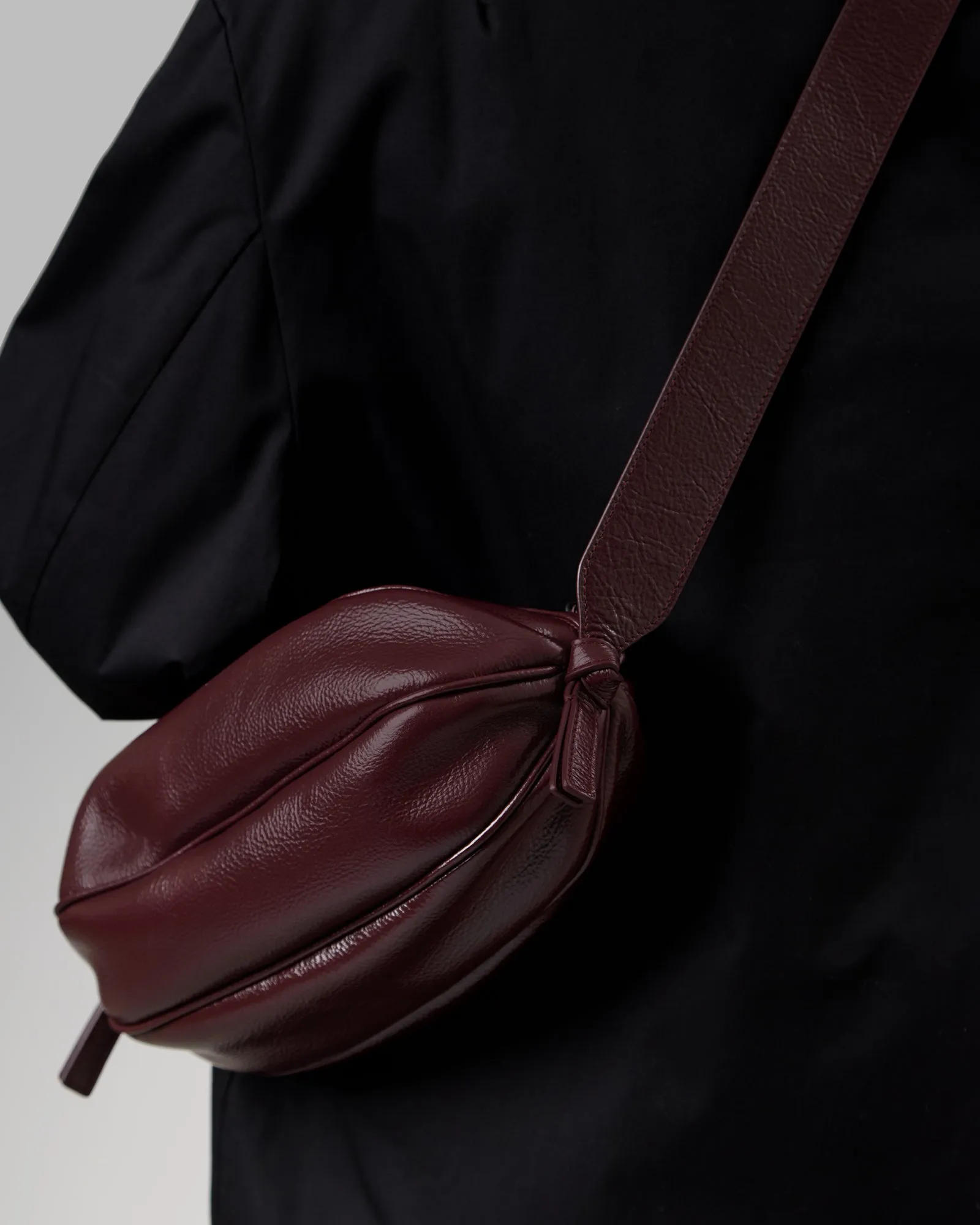 BOYA L DISTRESSED - Ball-Shaped Crossbody Bag sold by Hereu Studio product image thumbnail 5
