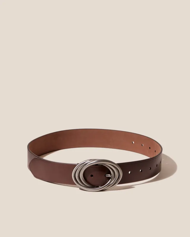 ESPIRAL - Interlaced Oval Buckle Belt made by Hereu Studio