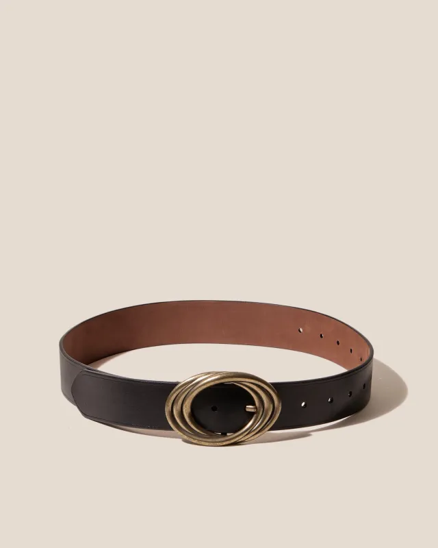 ESPIRAL - Interlaced Oval Buckle Belt made by Hereu Studio