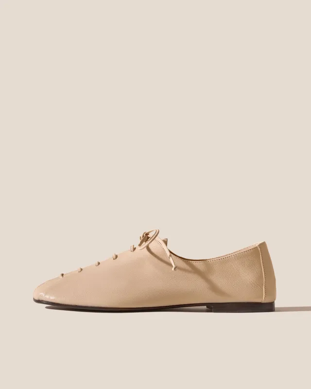 PLEGADA SHINY - Deconstructed Lace-up Shoe made by Hereu Studio