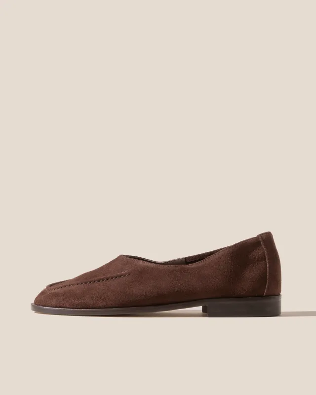 JULIOL W SUEDE - High-Cut Deconstructed Loafer made by Hereu Studio
