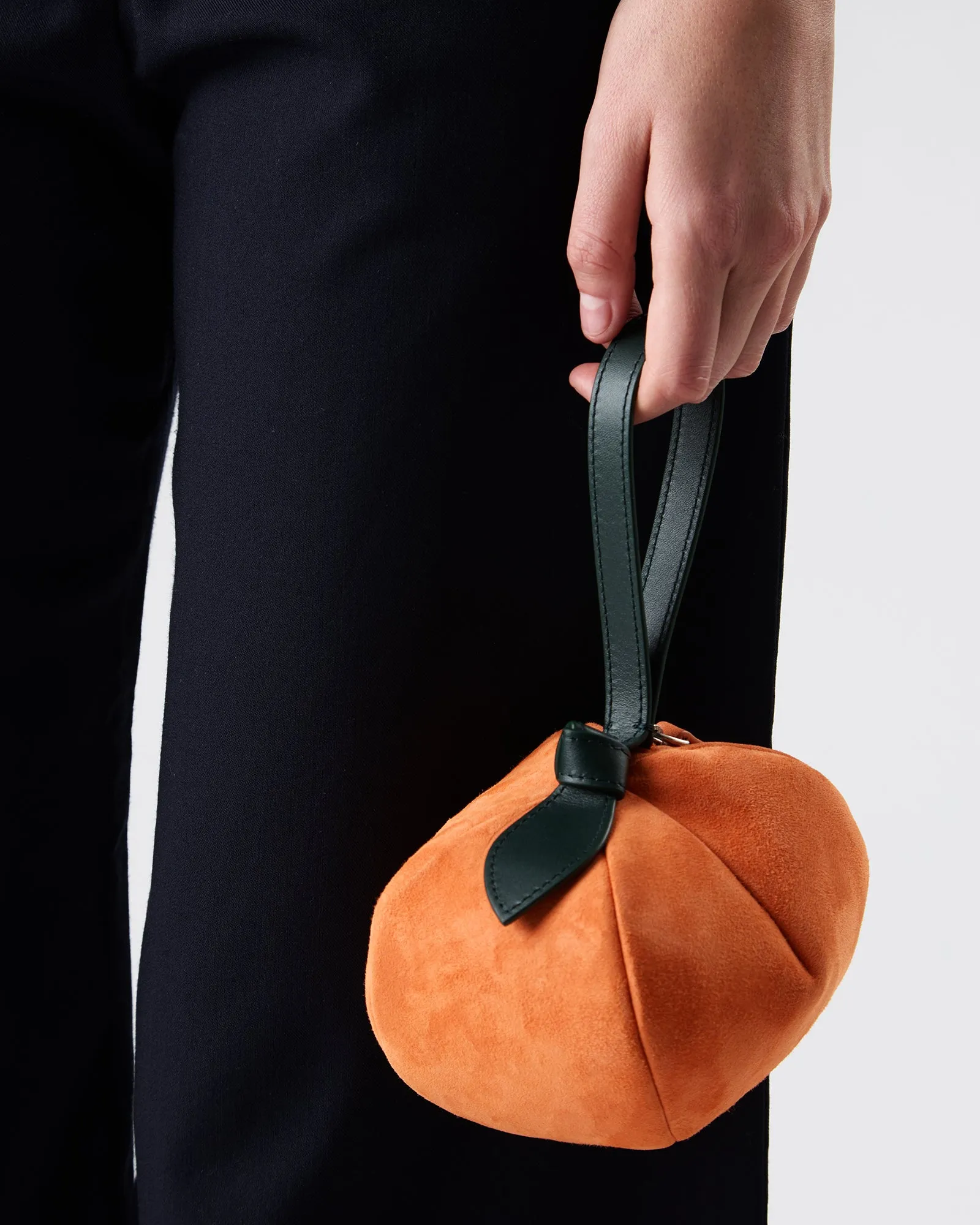 PRESSEC - Peach-Shaped Leather Coin Purse sold by Hereu Studio product image thumbnail 4