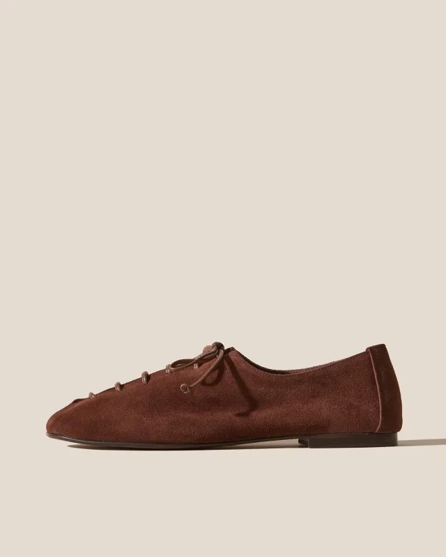 PLEGADA SUEDE - Men's Deconstructed Lace-up Shoe made by Hereu Studio